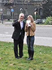 Juvenile blond hotty in boots widening legs to show shaved vagina for specie