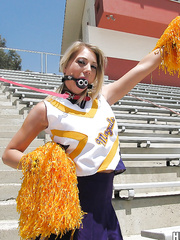 Legal Age Teenager cheerleader Shawna Lenee receives drilled bound up with loads of ball batter