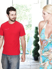 Seductive mother I'd like to fuck gives a cook jerking and acquires her rack glazed with bukkake