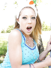 Hot legal age teenager Shawna Lenee receives amazed with a size of penis to fuck