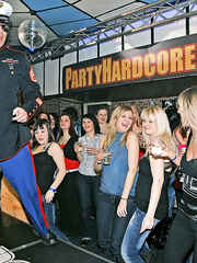 Drunk local cuties stripping and fucking at the night club