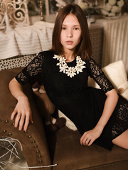 Dark Brown glamour hottie showing off kewl legal age teenager wazoo in front of Christmas tree