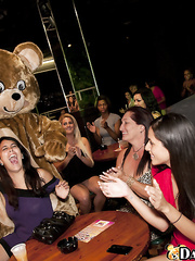 Bachelorette party receives wild and eager when ladies begin blowing male dancers