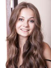 Dark Brown European Ennu A removes hot underware to flaunt miniature milk cans & hairless bawdy cleft