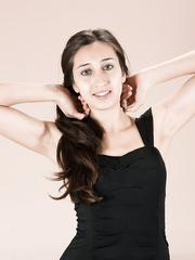 Legal Age Teenager solo beauty showcases her natural cunt in her undressed posing debut