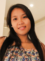 Pinay sweetheart Corazon cups her great scones whilst having sex with a foreigner