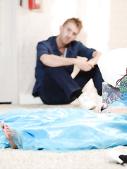 Fair-faced,strapon red-head mother i'd like to fuck Monique Alexander is stretched by youthful chap