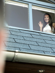 Lustful Blue Gal ball engulfing and fucking doggy position for a hawt bawdy cleft jizz flow