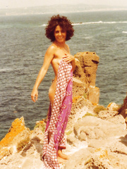 Enjoying the caress of the wind on bare naked skin