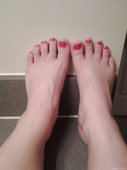 My friend Rebecca has feet which are lovely nice and soft