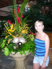 A hot and stunning swinger wife on holiday with friends