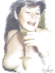 Aquarels made by a fan and received recently for my great pleasure