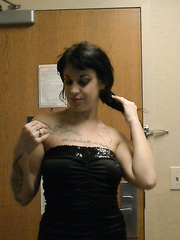 Texas hottie relaxing after a night on the town touching self