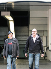 two aged sex tourist pick up a hooker in the red light district