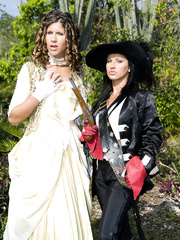 Lusty badass women Nikky Rider & Jennifer Stone receive involved in an anal 4some