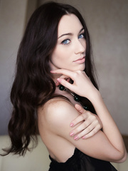 Glamour cutie Zsanett Tormay loosing hawt snatch from beneath sheer underware