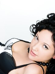 Hirsute haired European angel Diamantina A has bushy bawdy cleft and hot love muffins to show