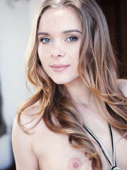 Nice-Looking legal age teenager Katie A shows youthful small bra buddies and hairless cookie close up