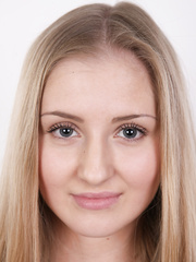 Dilettante Euro hotty Karolina takes off her clothing one piece at a time