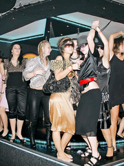 Party angels fuck every other dudes likewise in avid group sex scene at a club