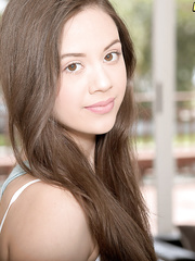 Ravishing legal age teenager Lucy Doll bares her hawt little booty for a hawt from behind fucking