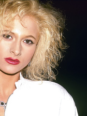 Blond hottie with red lips from circa 1975 acquires team-fucked by two males at one time