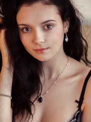 Darksome haired sweetheart sliding pants over hawt legal age teenager gazoo during glam discharges