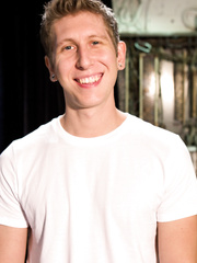 Dressed lady Bobbi Starr ties up a  for an agonorgasmos denial session