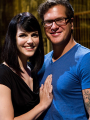 Hot Bobbi Starr enjoys the body and penis of impressive shackled boy