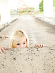 Sexually Excited hairless boy copulates appealing teenage playgirl Cindy in public