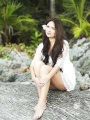 Nice-Looking legal age teenager hotty Alexa Day shows off her ideal twat