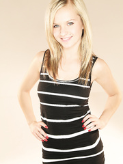 Miniature legal age teenager model Bella Chick showcases her consummate wet crack in the undressed