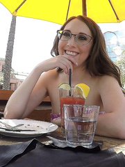 White wench Nickey H bleed goo from her beaver after getting team-fucked