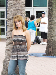 Angie from Ohio My sexy friend posing for amateur style topless pics