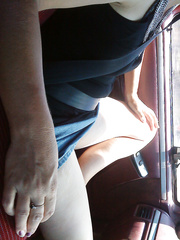 Horny wife on a long trip in the truck just for swapsmut