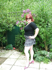Hot Pink Tuesday Out In The Garden Flashing My Man Some Bits