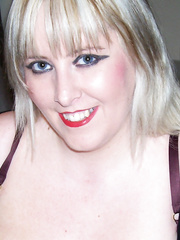 A few pictures of a blond and horny me bbw big natural boobs