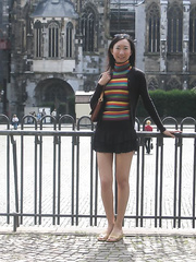Drecksau Asian slave slut likes to be spread and used by dominant male