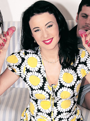 Lustful housewife Zita does 3 sexually excited students all at one time