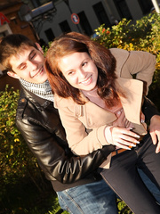 Non-Professional cutie lastly accedes to let her boyfriend stick his schlong in her vagina