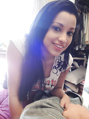 Non-Professional Latin Chick girlfriend Abella Anderson with scoops acquires booty drilled