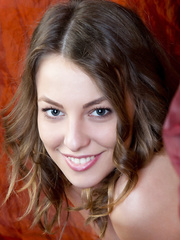 Slim glamour honey Nikia A exposing small legal age teenager meatballs and trimmed wet crack