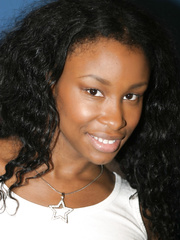 Ebon honey Kianna Jayde has a 1 on 1 session with a magnificence aperture dong