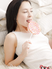 Euro teenies Angie Koks & Sandra Luberc take jizz flow after ball licking bj