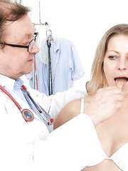Snazzy older desires to play with her doctor in adult games