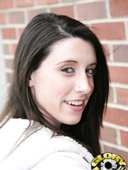 Janie Jones sucks biggest darksome cock throughout the aperture immodest public restroom