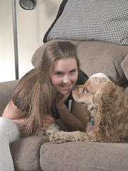 Hawt non-professional rolls her yoga panties off in advance of releasing her bush from her undies