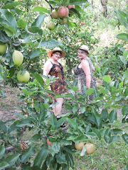 Aged granny Girdle Dominant-Bitch & her mature angel pal showing a-hole & nipps outdoors