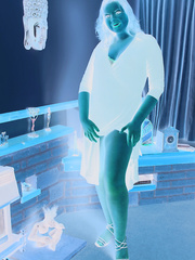 Corpulent brunette hair whips out her natural milk cans prior to finger widening her slit