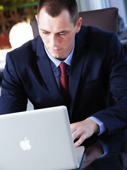 European secretary Nancy A seduces her boss in a darksome petticoat